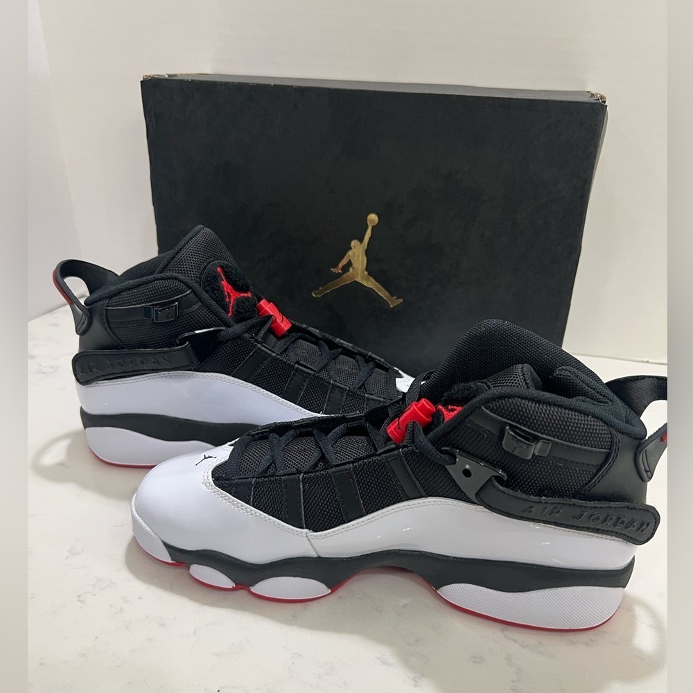 Air Jordan Black and White Sneakers